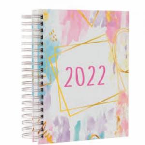 Agenda Personalizada Capa Dura- Miolo 328 Pag- Wire-0 15x21 cm-    