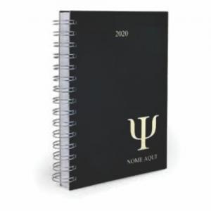 Agenda Personalizada Capa Dura- Miolo 328 Pag- Wire-0 15x21 cm-    