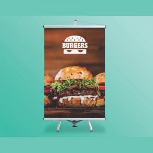 Banner 40x60 cm  40x60 cm-   Corte Reto- 