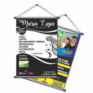 Banner 60x80 cm  60x80 cm   Corte Reto- 