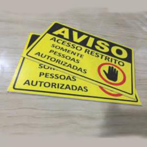 Placa Pvc  2 mm- 10x20 cm Pvc 10x20 cm   Adesivado 